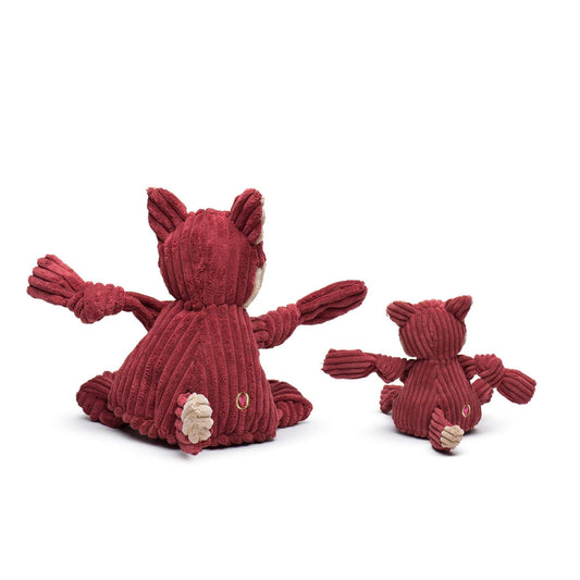 Sly Fox Knottie® plush dog toy with durable knotted design and Tuffut Technology® for tough and soft play