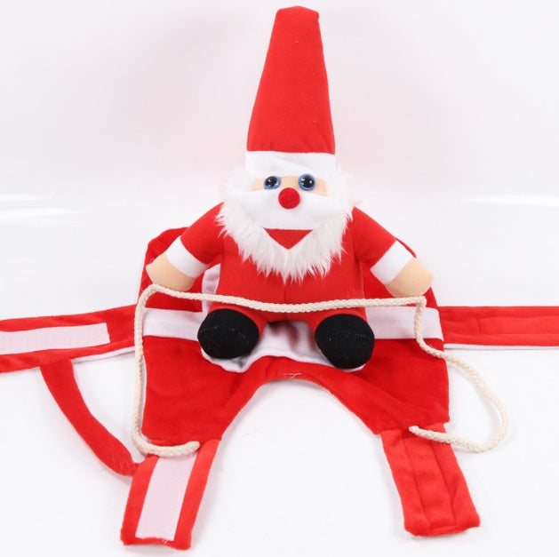 Christmas Vest with attached Christmas Santa Gnome