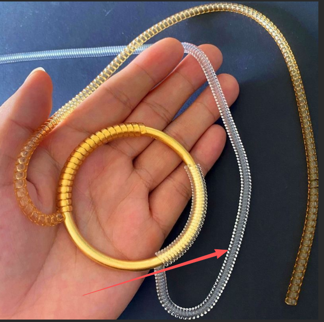 Bracelet protective cover-golden yellow-1 piece