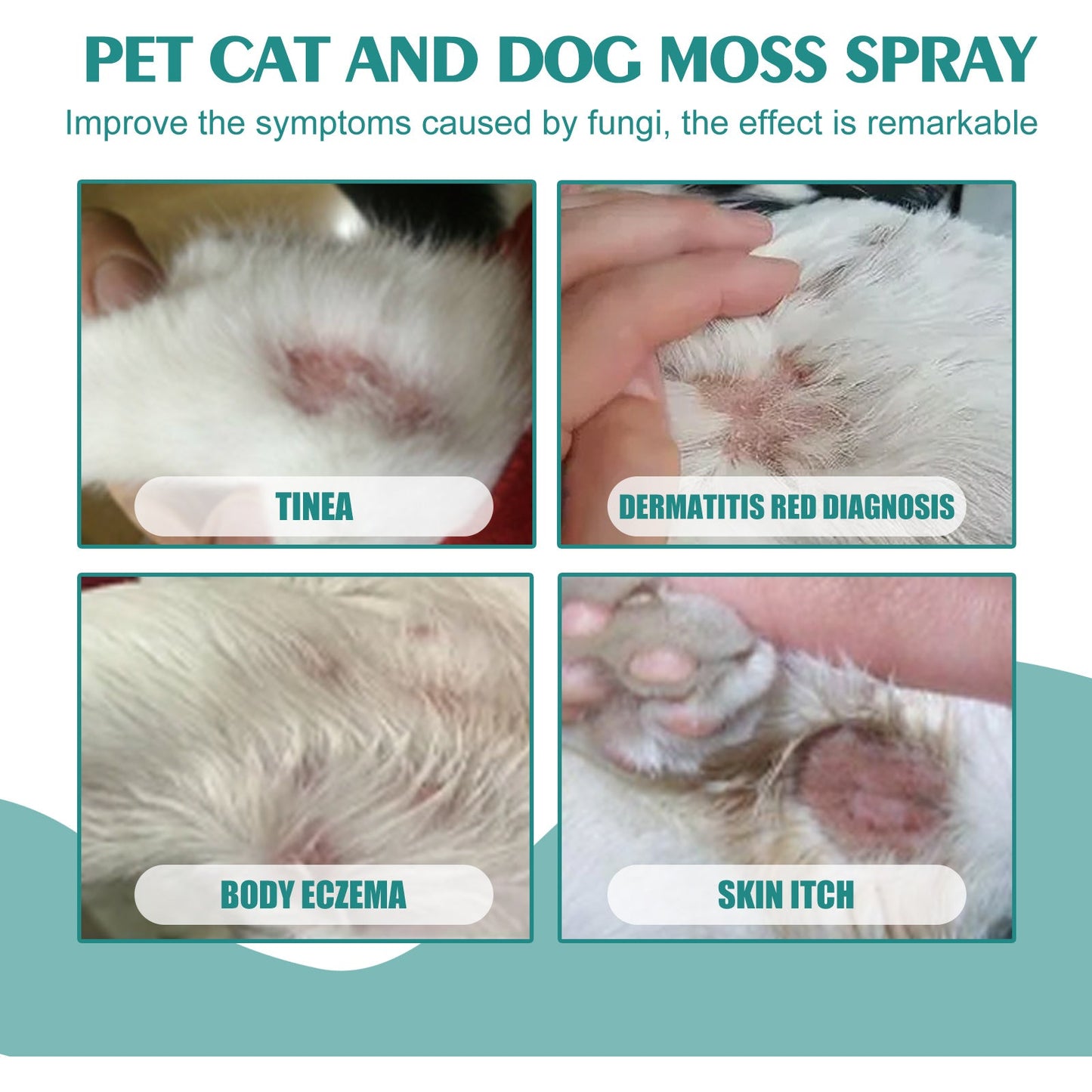 Pet Skin Medicine Spray, Cats And Dogs To Remove Mite Skin Itching To Remove Red Hair To Itch