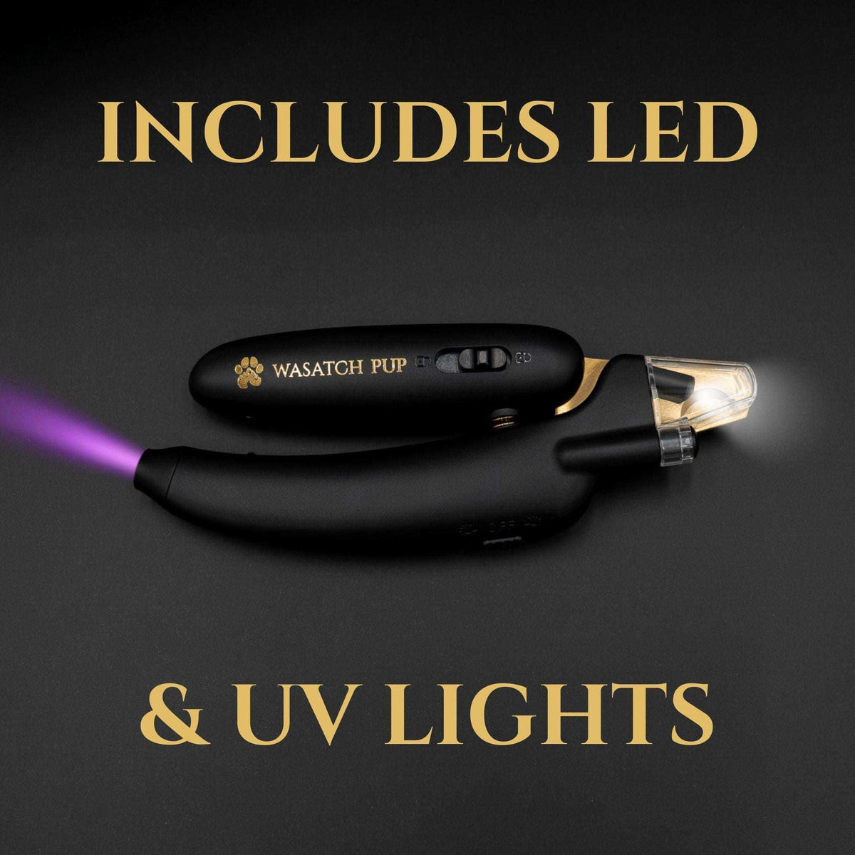 3 in 1 nail clippers with LED and UV light features