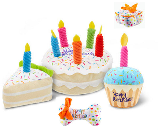 Pet Supplies Plush Toy Dog Birthday Gift
