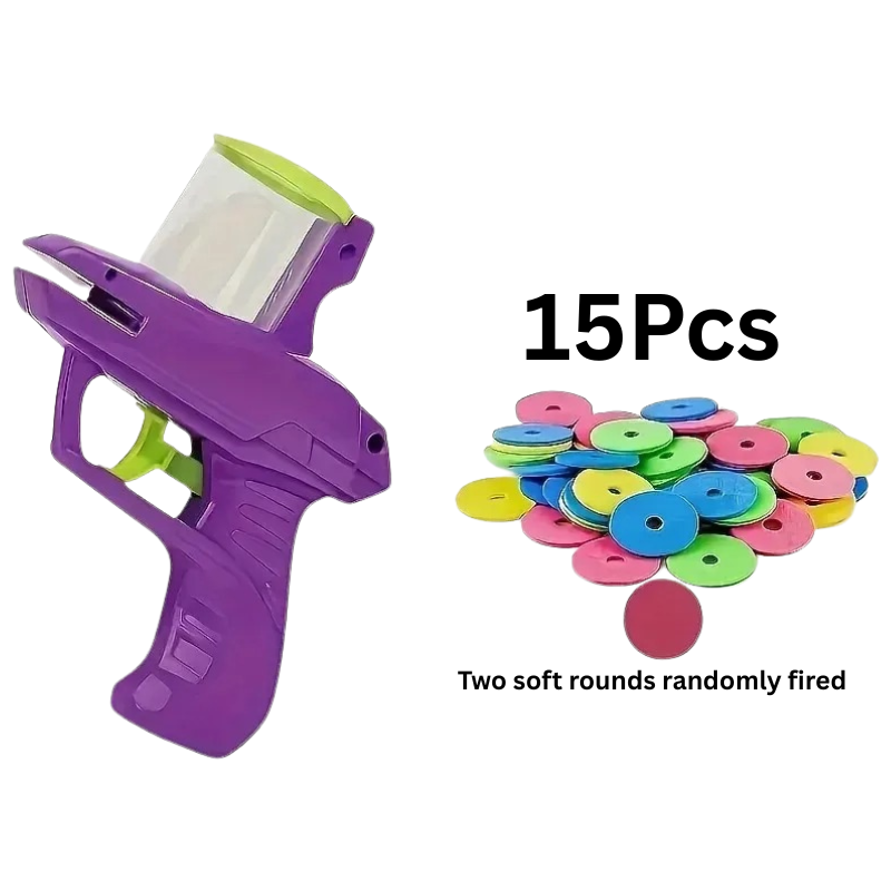 Funny Turnip Gun Cat Toy - Interactive Foam Launcher for Active Cats & Dogs