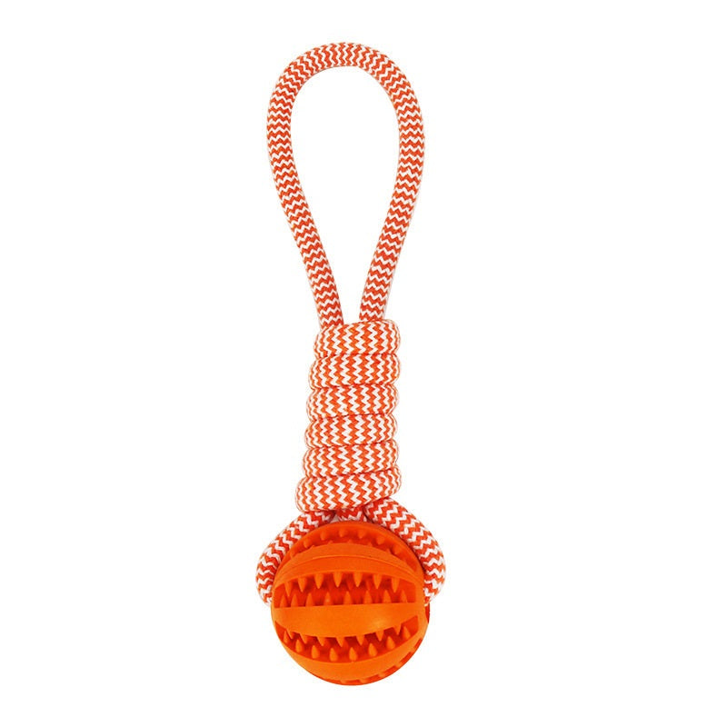 Hemp Rope Treat Ball Dog Toy