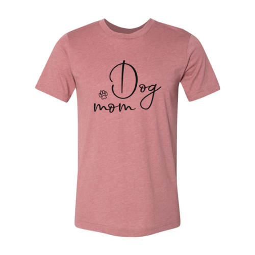 Premium Dog Mom T-Shirt by Bella Canvas with soft cotton and flex print in multiple sizes