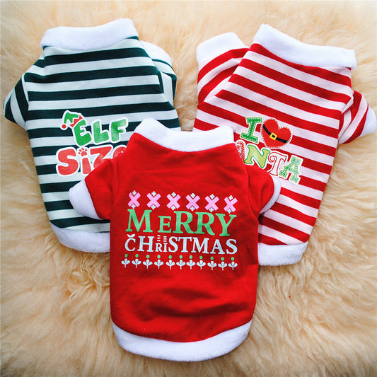 Christmas Terry Dog Sweater