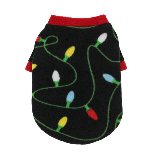 Christmas Fleece Dog Sweater
