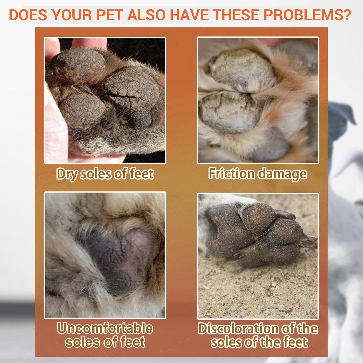 Pet Paw Care Cream, Moisturizing And Anti-Dry Crack Cat And Dog Foot Care Pad Paw Care Cream