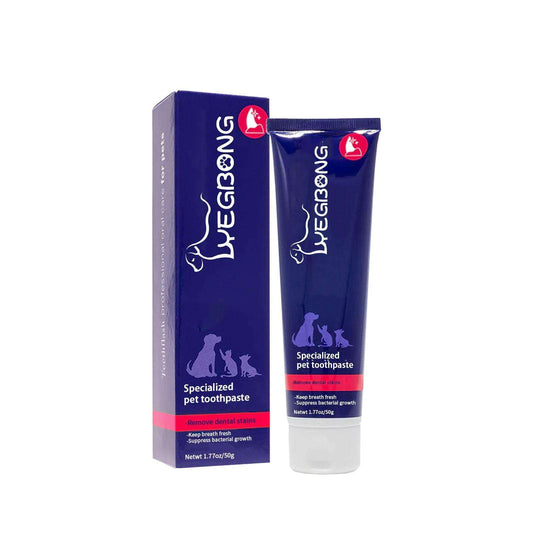Pet Mouth Cleaning Cream for cats and dogs to remove bad breath and tartar stains