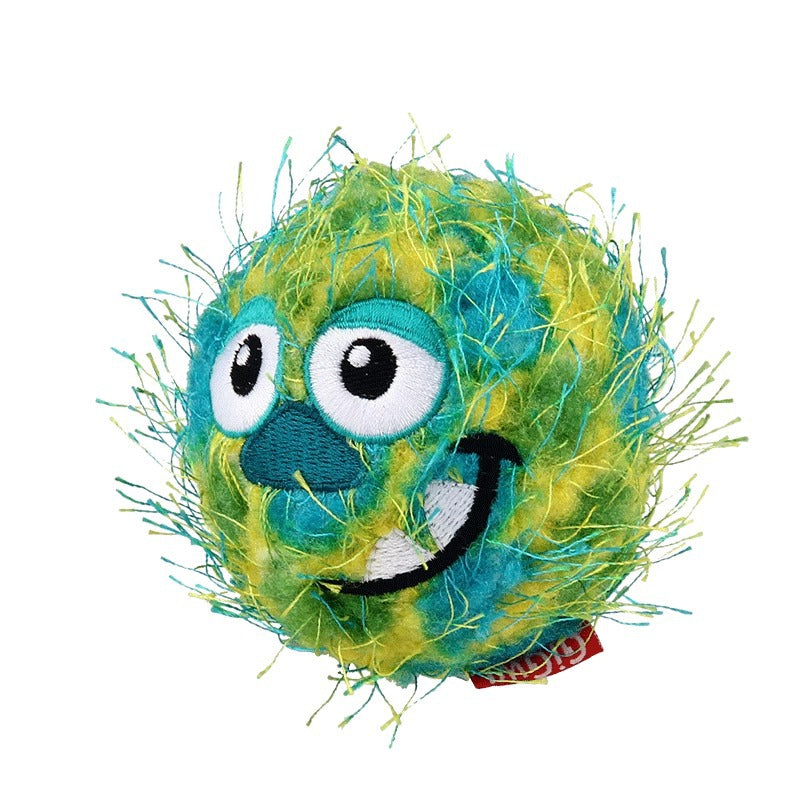 Plush Sound Molar Long Lasting Dog Toy Ball