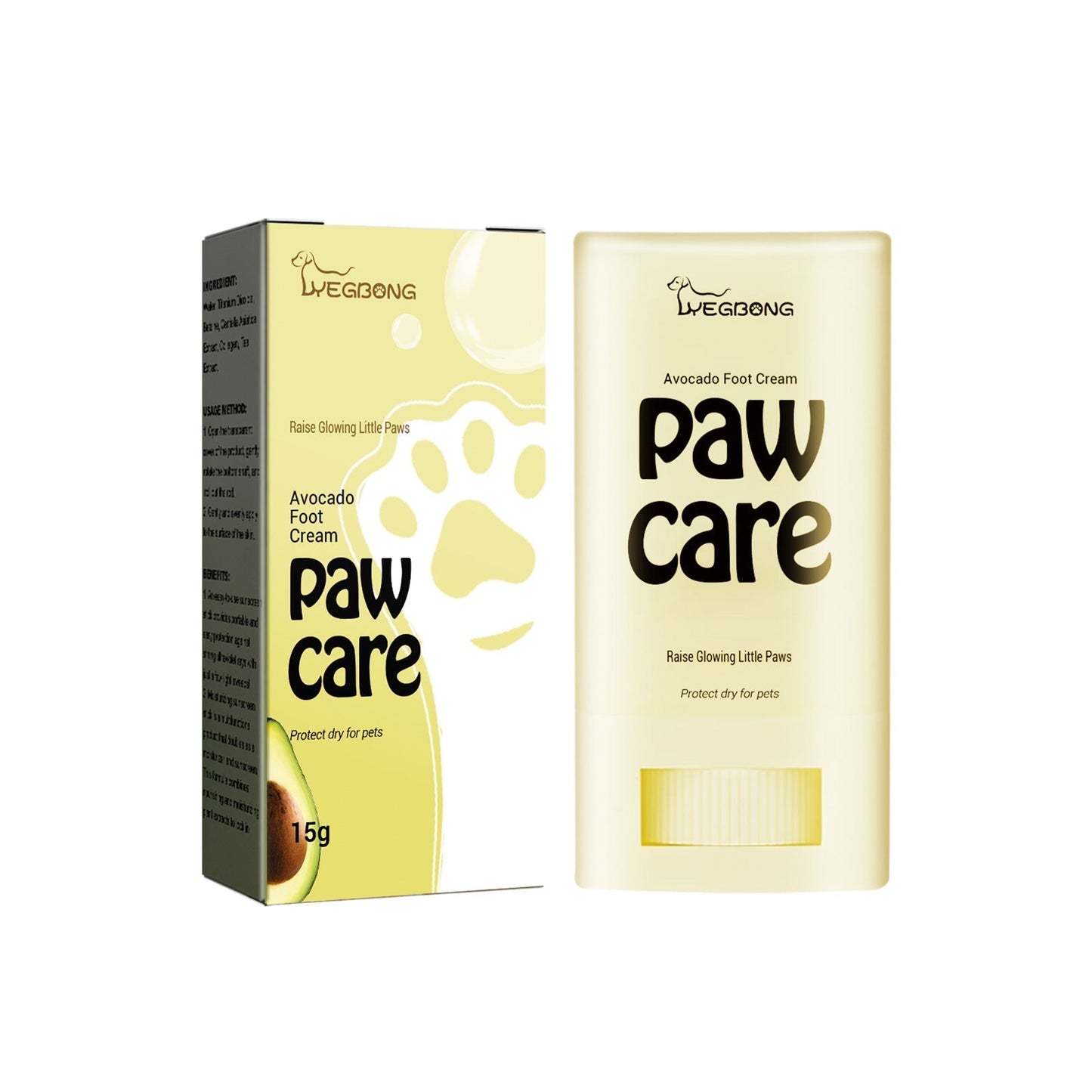 Pet Avocado Moisturizing Foot Cream for cat and dog paw care and moisturizing
