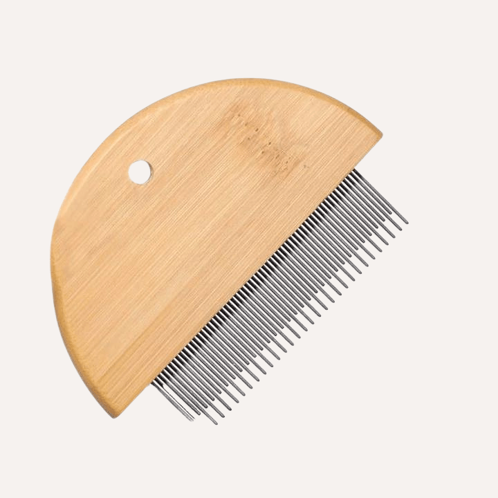 Bamboo Flea Comb for Dogs & Cats – Gentle & Eco-Friendly