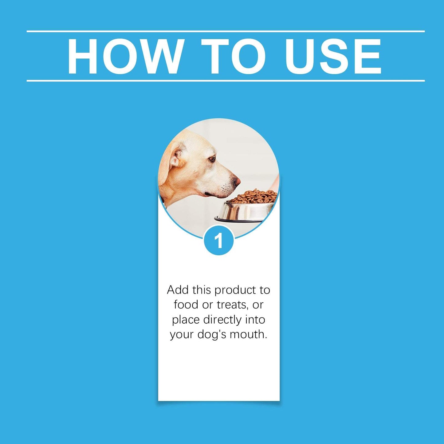 Bottle of dog syrup supplement for pet health and respiratory care