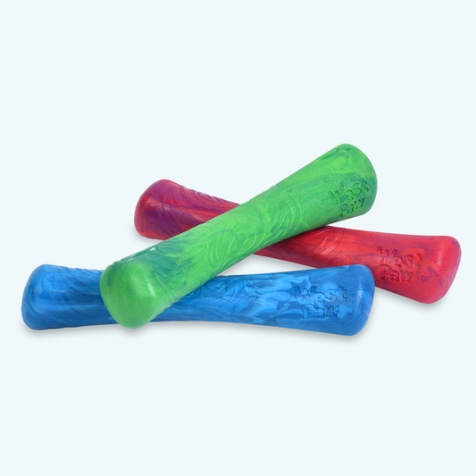 Drifty dog bone made from non-toxic Seaflex, dishwasher-friendly and safe for moderate chewers