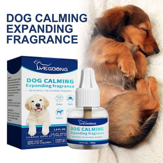 Pet Emotional Care Solution diffuser with lavender oil for calming anxious cats and dogs