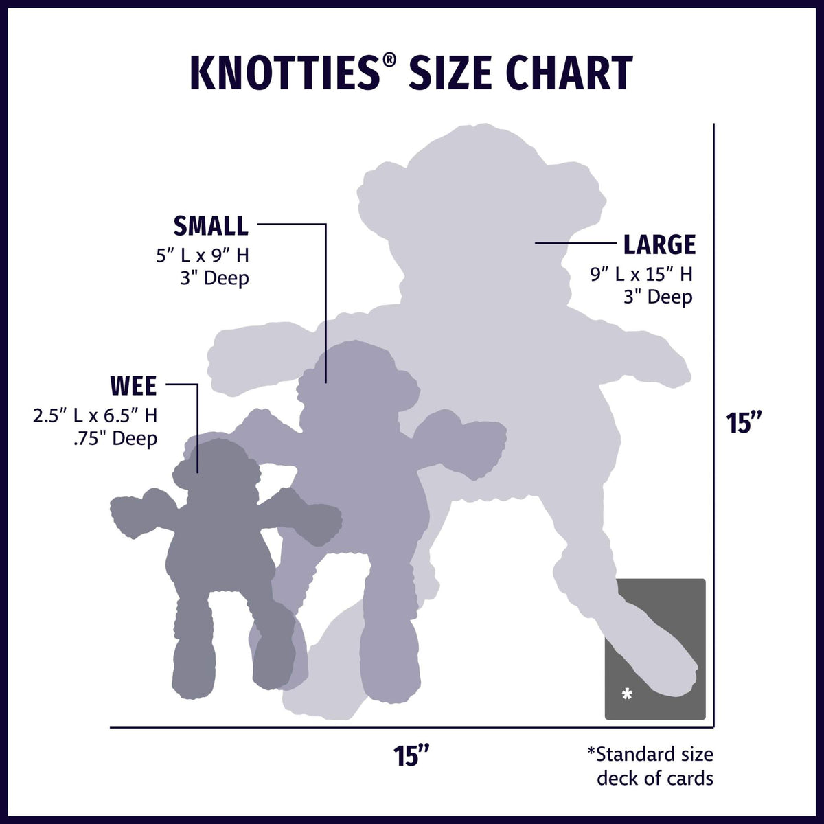 Texas Longhorn Knottie® plush dog toy with durable squeaky knotted limbs and Tuffut Technology® for interactive pet play