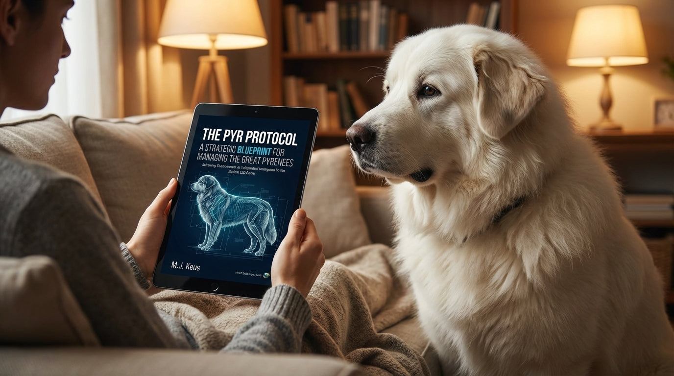 The Pyr Protocol digital guide for managing Great Pyrenees with tactical training and perimeter security