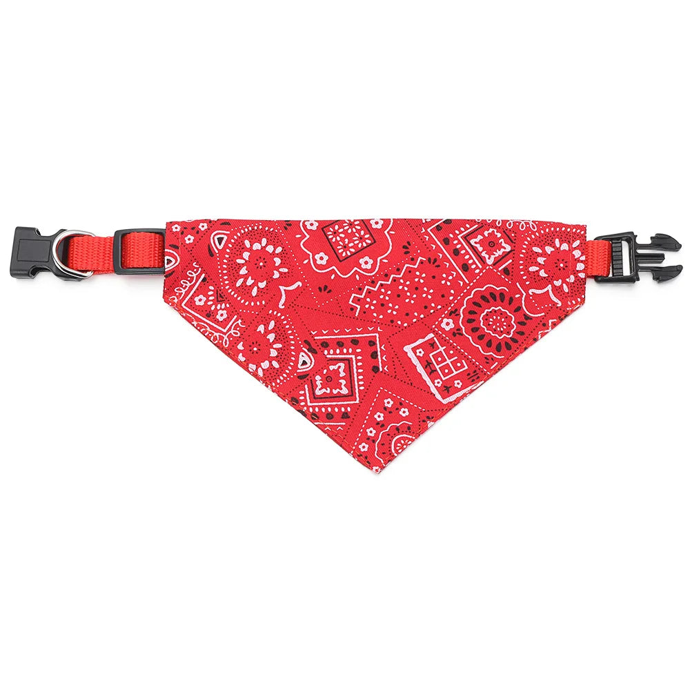 Adjustable Pet Bandana Scarf for Dogs & Cats – Stylish & Comfortable Accessory