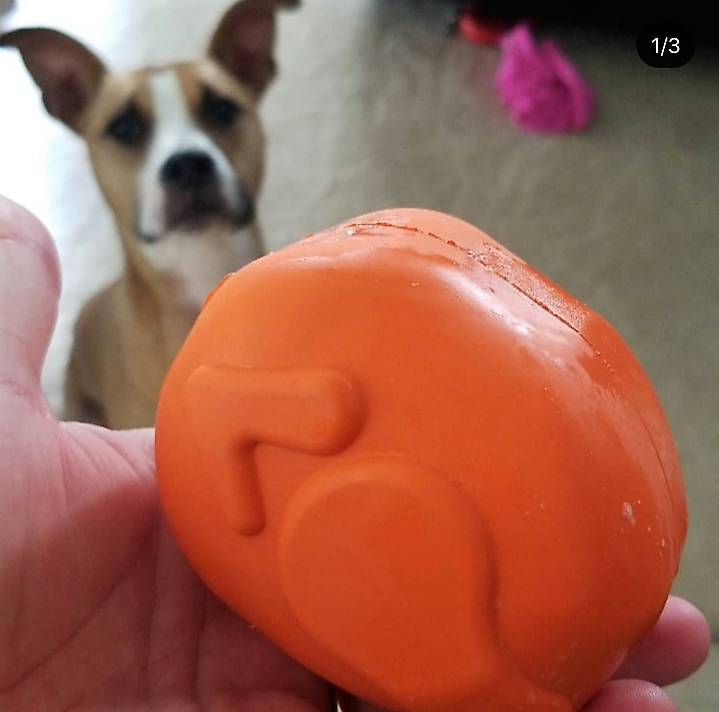 Roasted Turkey Toy: Durable Rubber Treat Dispenser & Chew Toy for Dogs