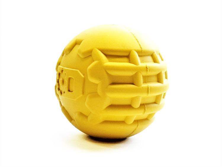 Durable Rubber Chew Ball - Ultra-Durable Dog Toy for Power Chewers!
