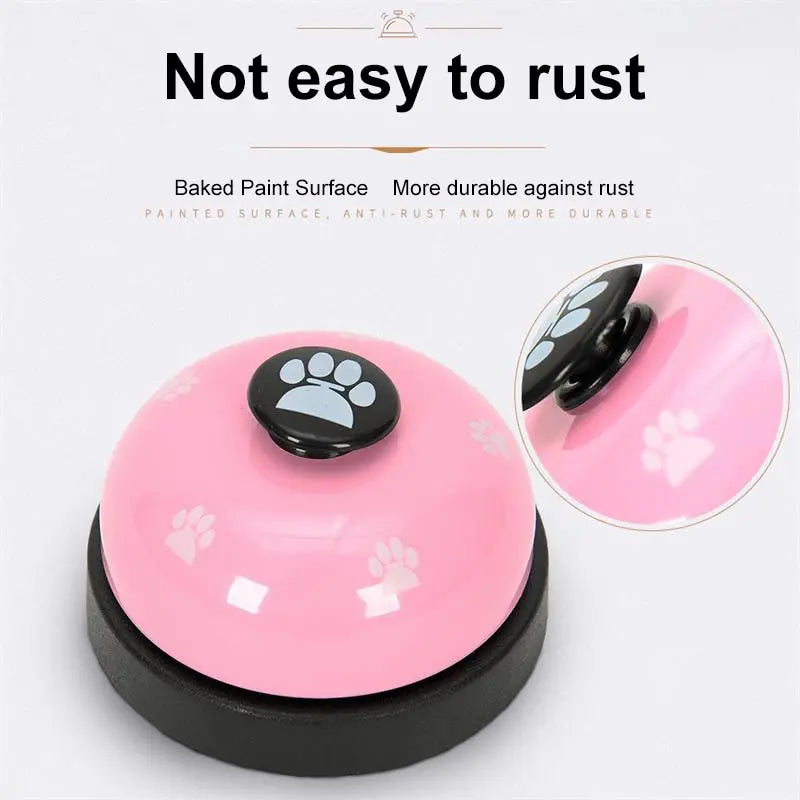 Pet Training Dinner Bell Toy - Interactive Training Tool for Dogs & Cats