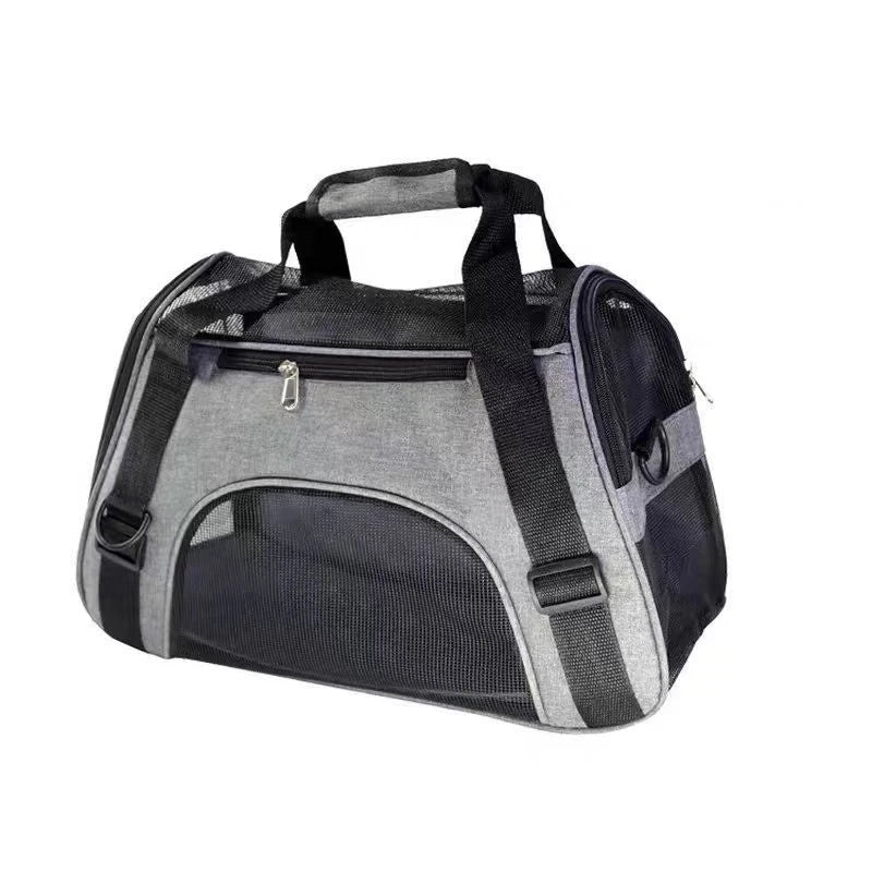 Portable Cat & Dog Carrier Bag - Foldable Breathable Travel Handbag