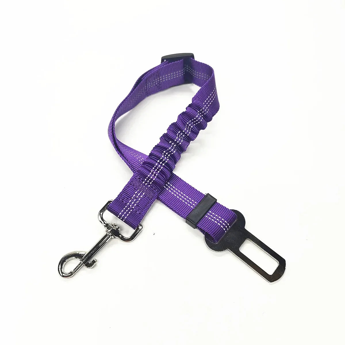 Pet Car Seat Belt Harness – Adjustable Safety Clip for Dogs & Cats
