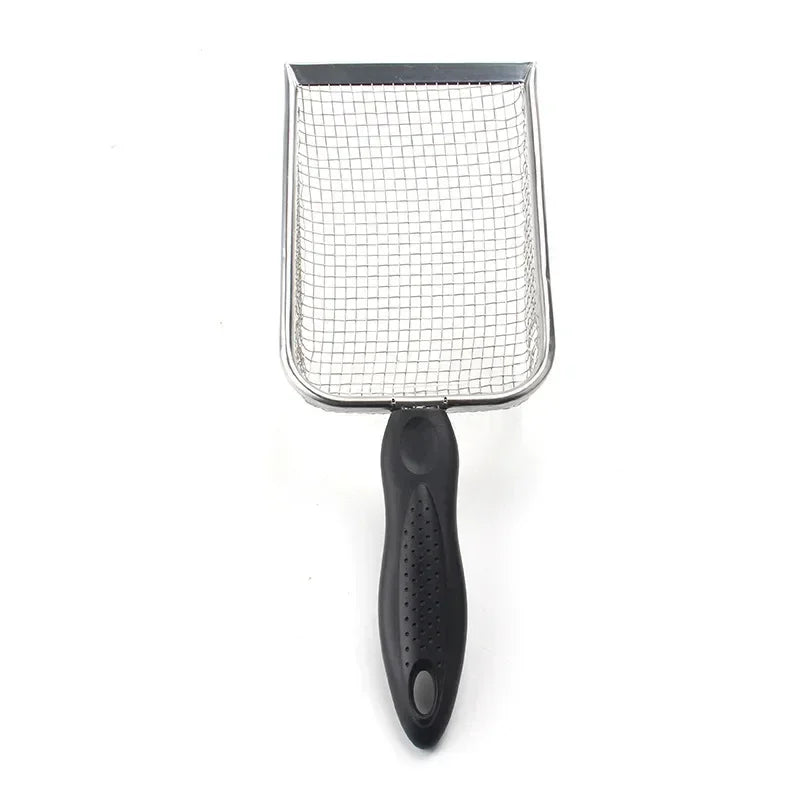 Stainless Steel Cat Litter Scoop with Long Handle | Durable & Easy to Use