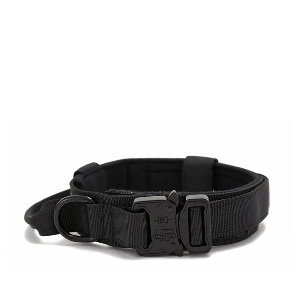 Durable Nylon Dog Collar & Reflective Leash Set - Tactical Training