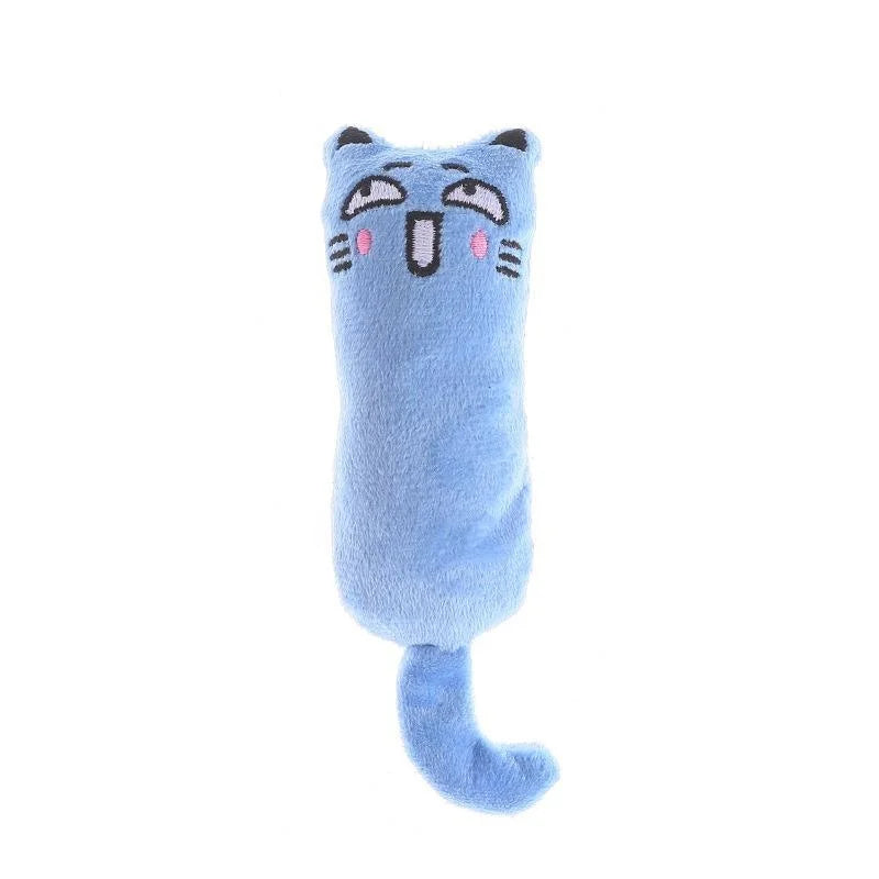 Rustle Sound Catnip Plush Pillow - Cute Cat Chew & Play Toy