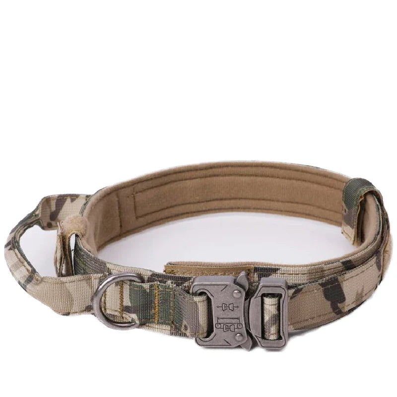 Durable Nylon Dog Collar & Reflective Leash Set - Tactical Training