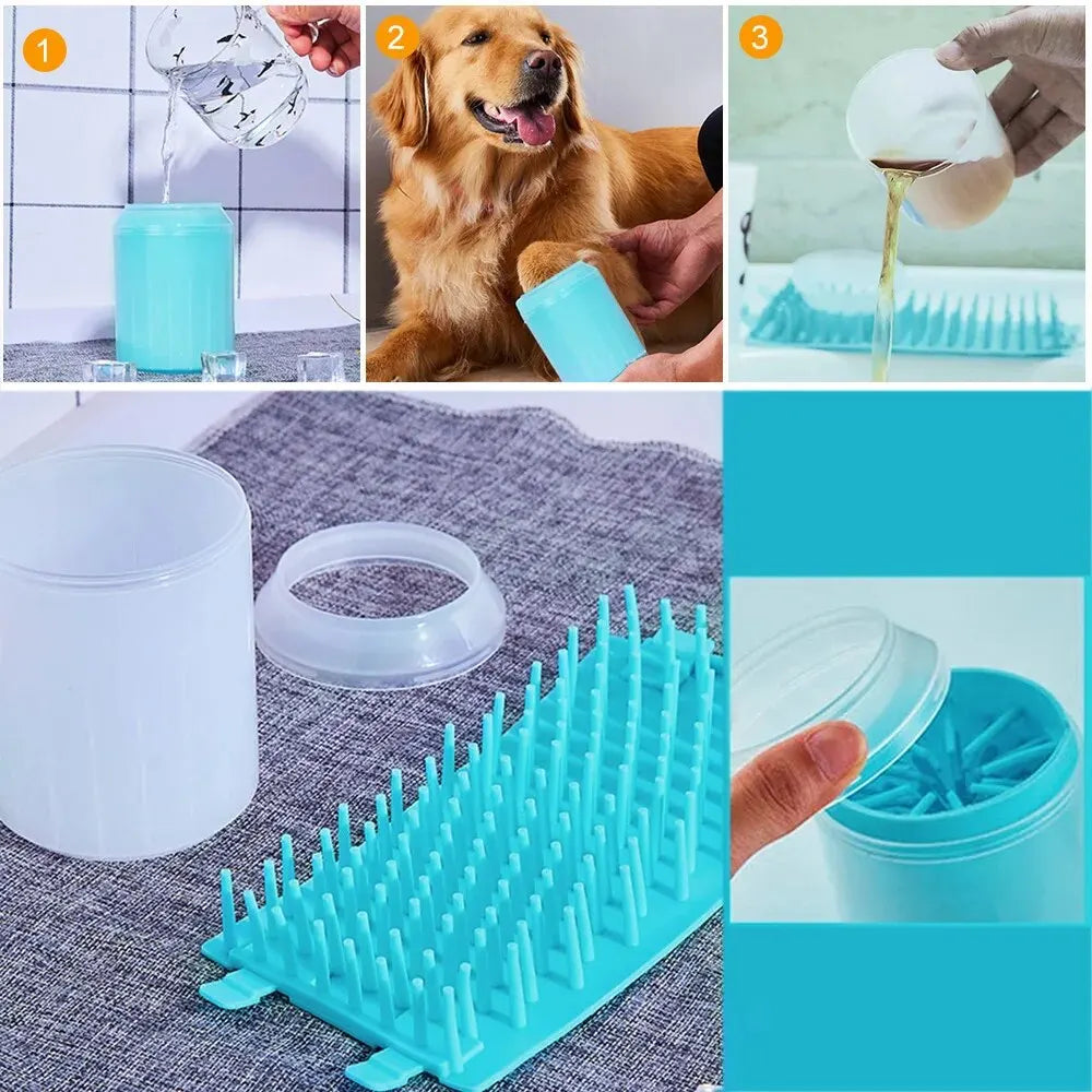Portable Pet Paw Cleaner Cup - Pupmate Dog Paw Cleaner & Cat Foot Washing Tool