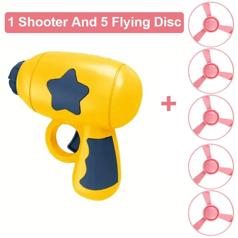 Interactive Cat Toy - Flying Disc Shooting Gun