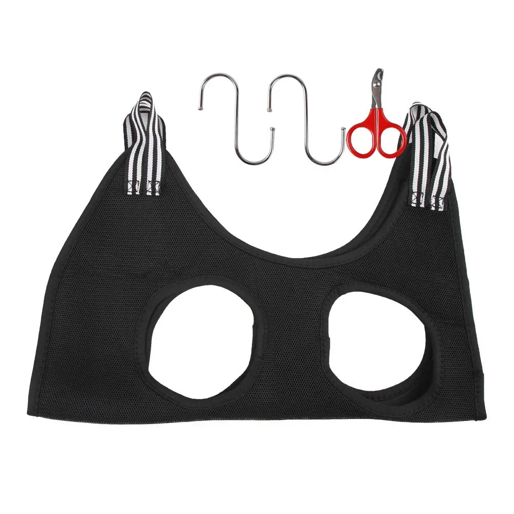 Pet Grooming Hammock for Dogs & Cats - Bath & Nail Cutting Restraint Bag