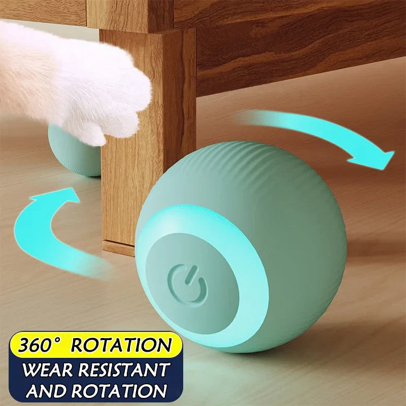 2PCS Smart Cat Toys – Auto Rolling Interactive Ball Set