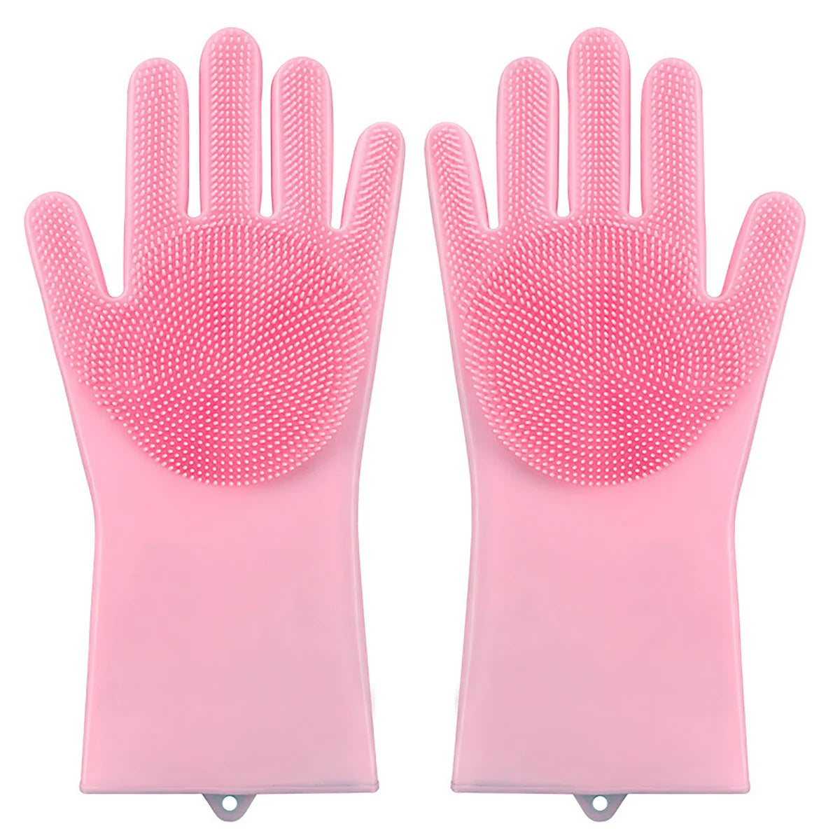 Pet Grooming Bath Gloves - Silicone Hair Remover & Scrubber