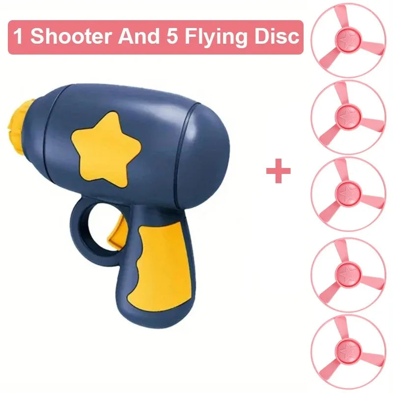 Interactive Cat Toy - Flying Disc Shooting Gun