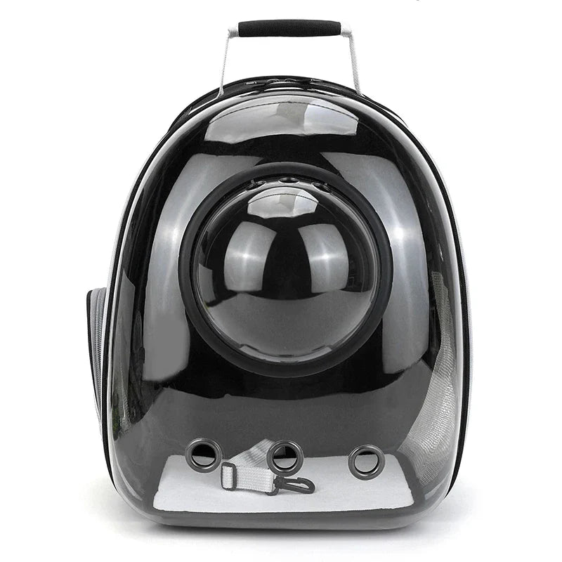 Space Capsule Pet Backpack for Cats & Small Dogs – Ventilated Carrier for Travel & Outdoor Adventures
