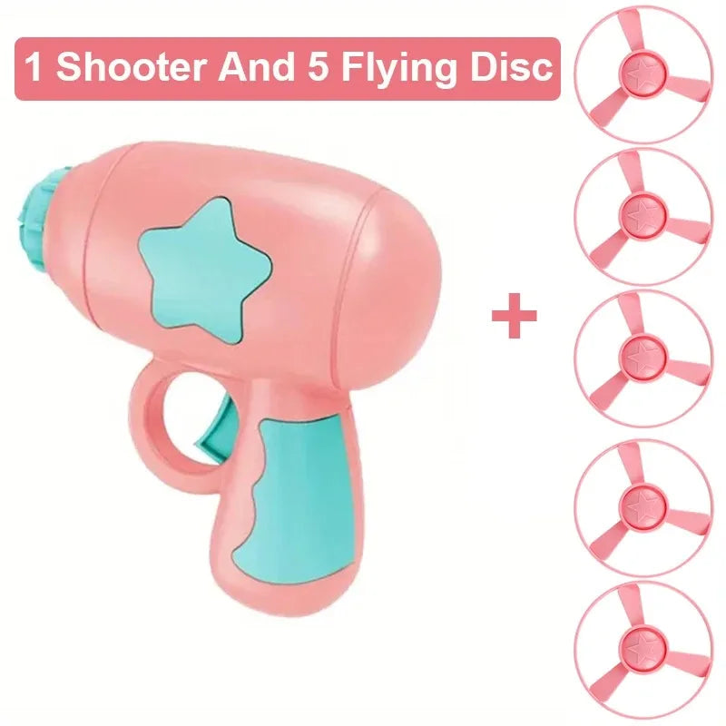 Interactive Cat Toy - Flying Disc Shooting Gun
