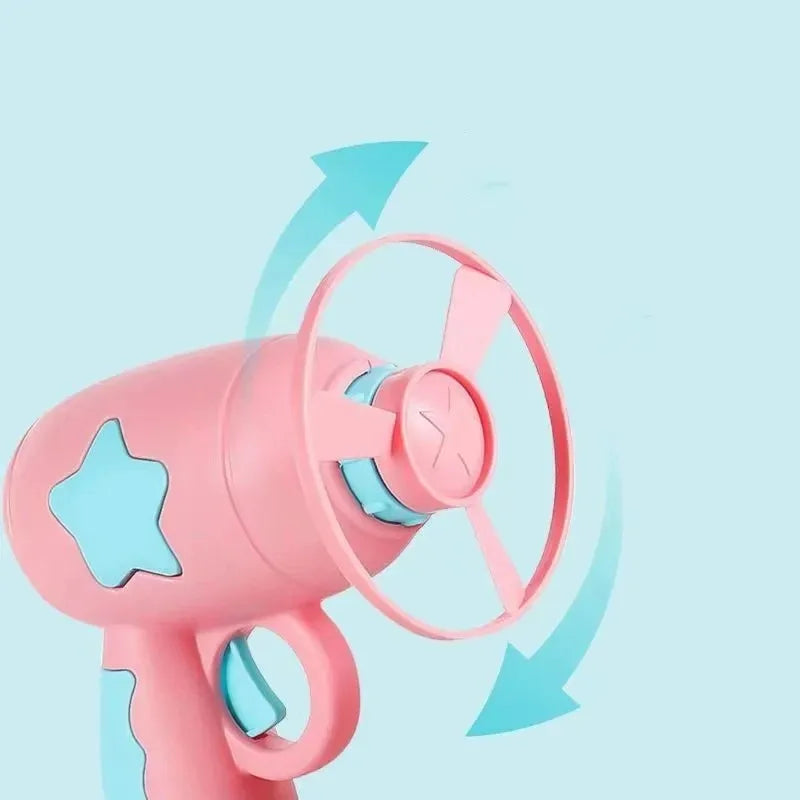 Interactive Cat Toy - Flying Disc Shooting Gun