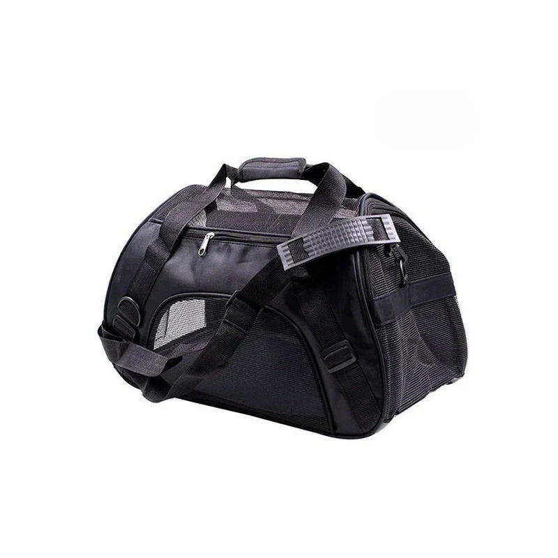 Portable Dog & Cat Travel Carrier - Breathable Mesh Pet Handbag
