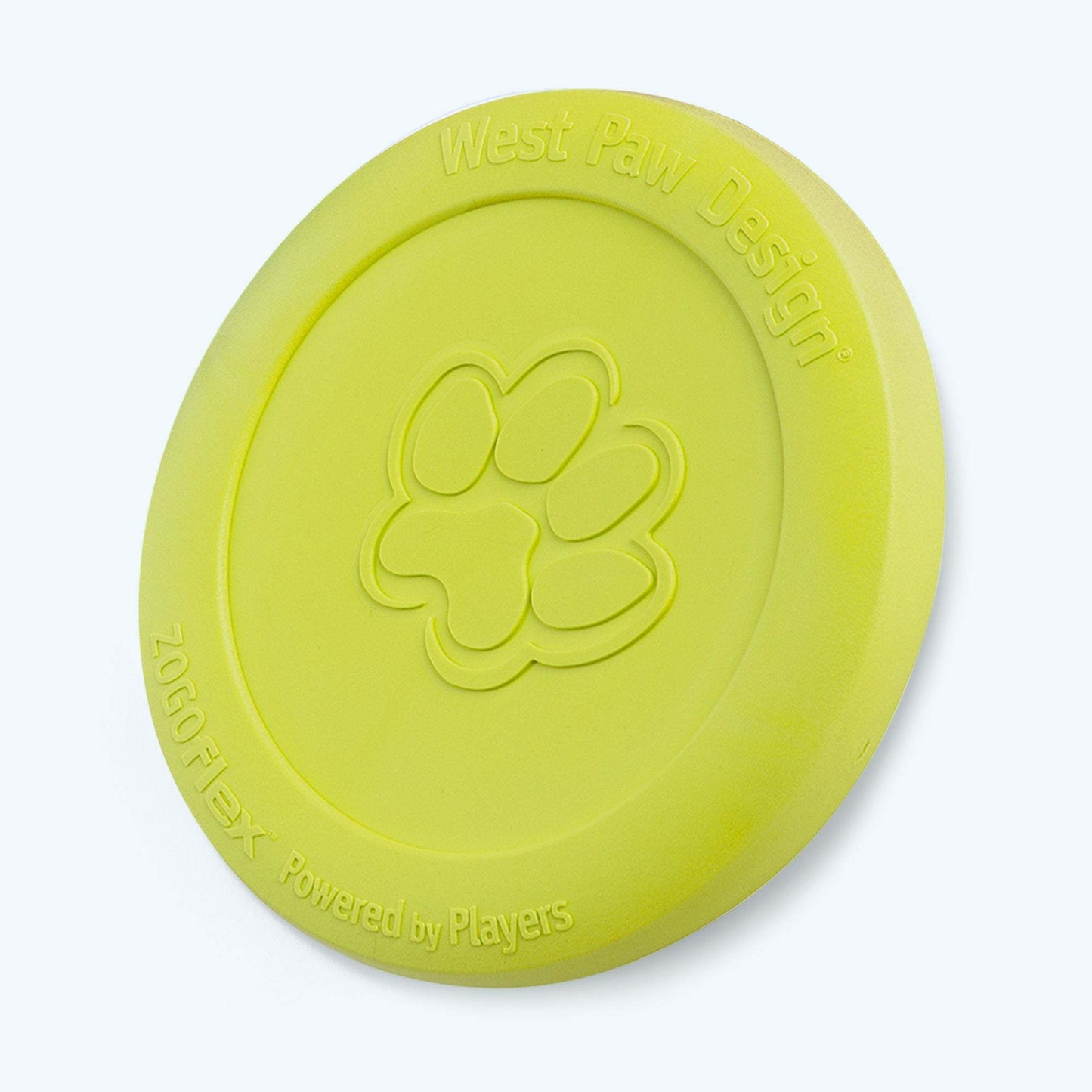 Colorful Zisc dog toy flying disc, gentle on teeth, floatable, durable for gentle chewers