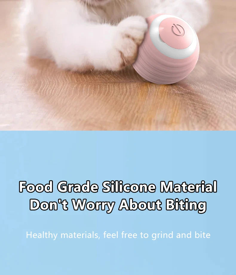 2PCS Smart Cat Toys – Auto Rolling Interactive Ball Set