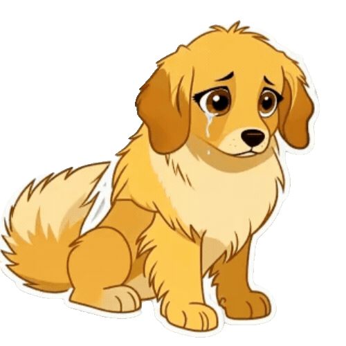 Animated Golden Retriever Sticker Pack — 10 GIF Stickers | Instant Digital Download