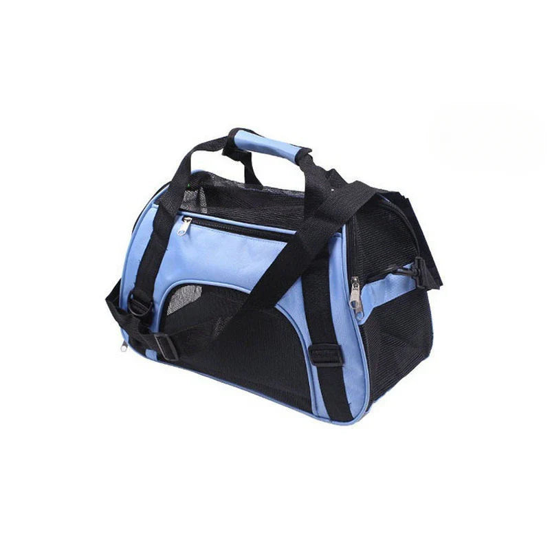 Portable Dog & Cat Travel Carrier - Breathable Mesh Pet Handbag
