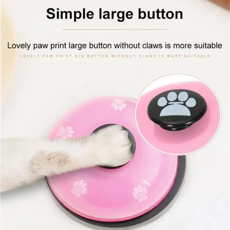 Pet Training Dinner Bell Toy - Interactive Training Tool for Dogs & Cats