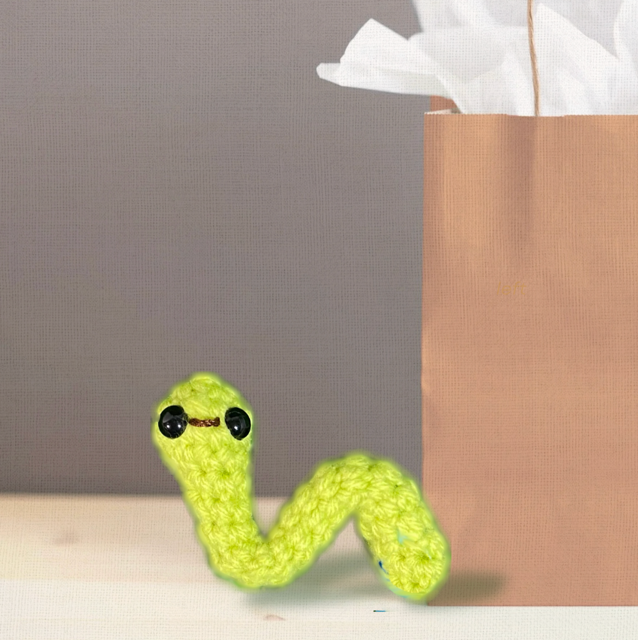 Noodle the Inchworm | Lightweight Cat Toy for Active Play Stimulation