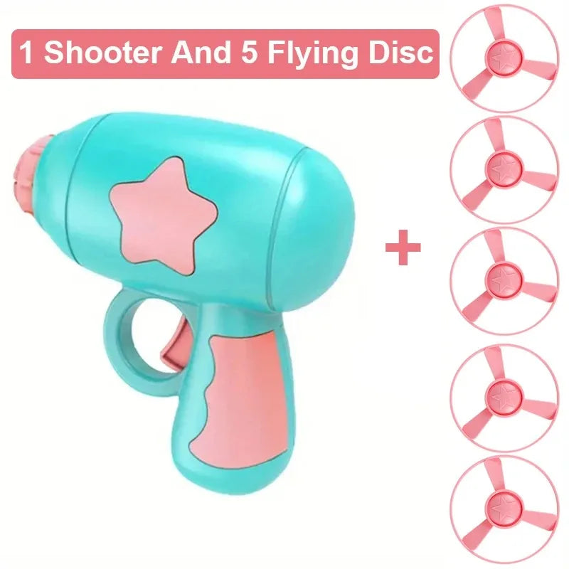 Interactive Cat Toy - Flying Disc Shooting Gun