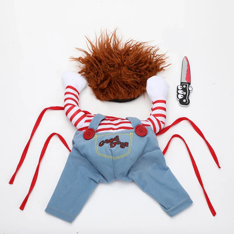 Halloween Dog Costume - Funny Adjustable Cosplay for Medium & Large Dogs