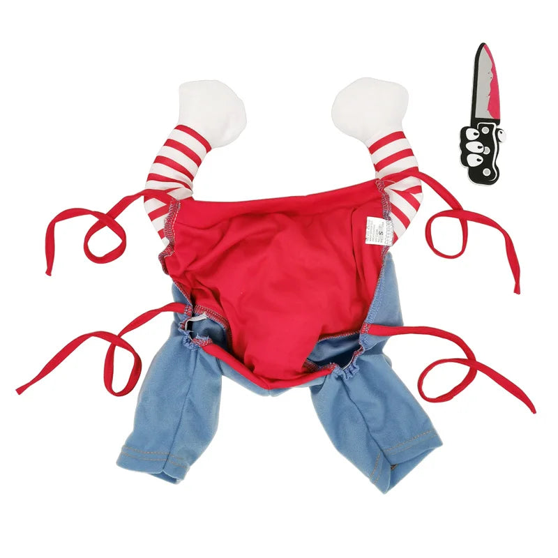 Halloween Dog Costume - Funny Adjustable Cosplay for Medium & Large Dogs
